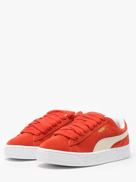 Sneakers In Leather Puma Red women 39520552 other view 1