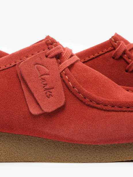 Derby Shoes Clarks Red men 26180921 other view 2