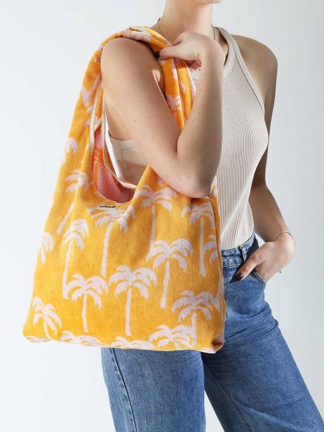 Shopping Bag Tenerife Wouf Orange tenerife XTO25007 other view 1