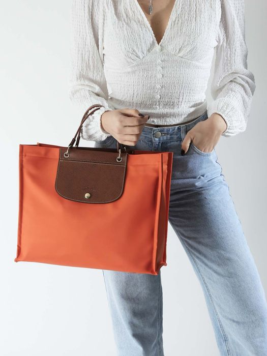 Longchamp Cabas longchamp du marché Handbag Orange