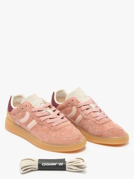 Sneakers In Leather Coolway Pink women 7603184 other view 1