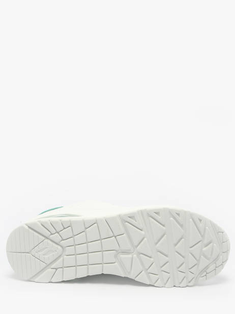 Sneakers Uno Pop Back Skechers Blanc women 177092 vue secondaire 5