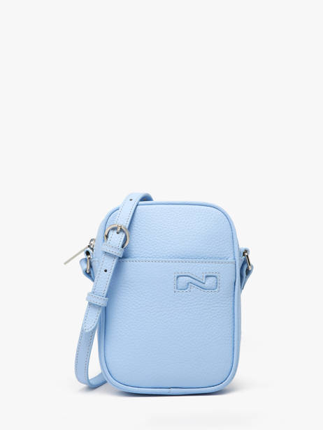 Sac Bandoulière N City Cuir Nathan baume Bleu n city 5