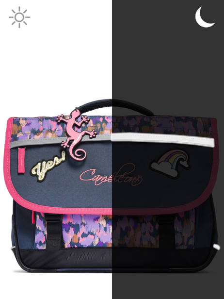 Cartable 2 Compartiments Cameleon Bleu actual PBBACA38 vue secondaire 7