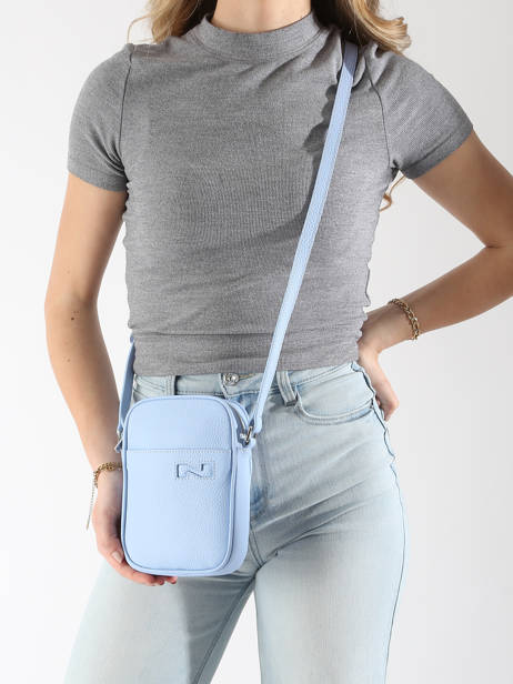 Sac Bandoulière N City Cuir Nathan baume Bleu n city 5 vue secondaire 1