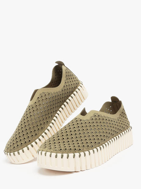 Mocassins Ilse jacobsen Vert accessoires TULI3373 vue secondaire 2