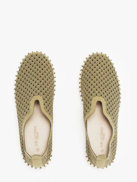 Mocassins Ilse jacobsen Vert accessoires TULI3373 vue secondaire 4