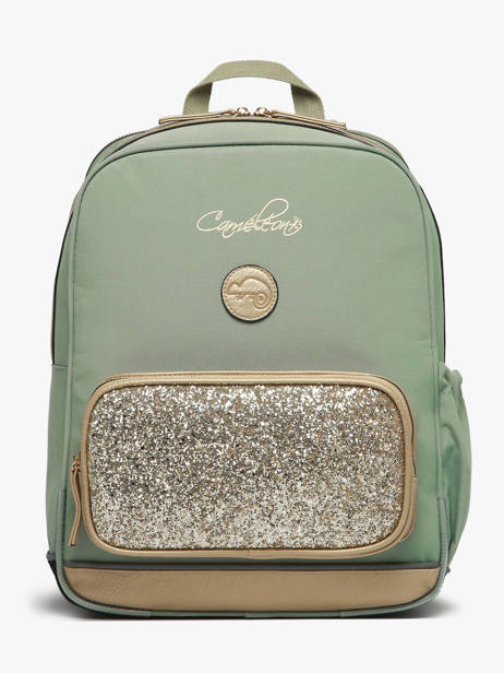 Sac à Dos 2 Compartiments Cameleon Vert vintage fantasy SO40