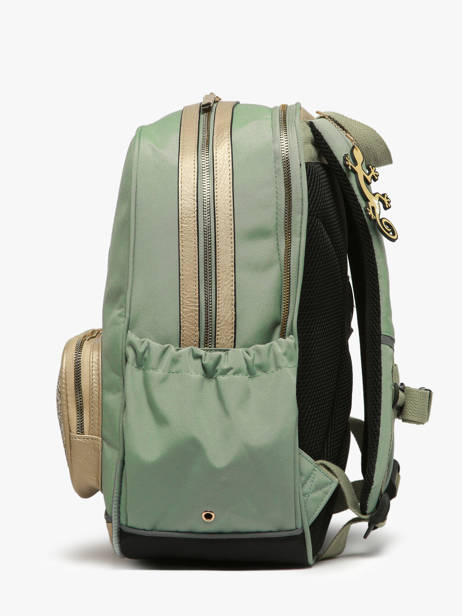 Sac à Dos 2 Compartiments Cameleon Vert vintage fantasy SO40 vue secondaire 2