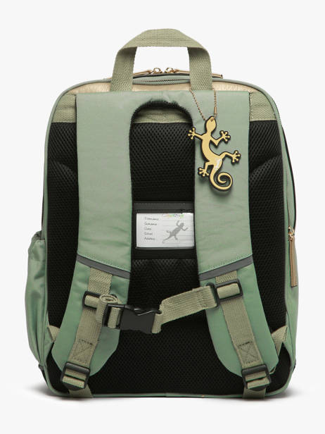 Sac à Dos 2 Compartiments Cameleon Vert vintage fantasy SO40 vue secondaire 4