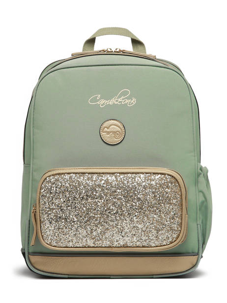 Sac à Dos 2 Compartiments Cameleon Vert vintage fantasy SO40 vue secondaire 6