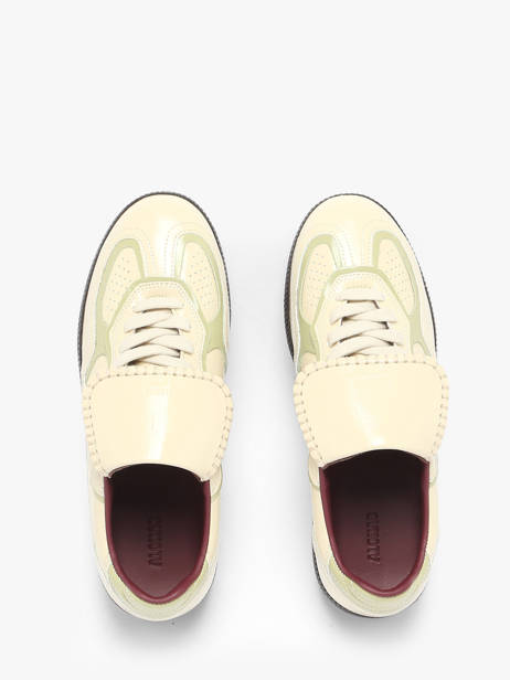 Sneakers In Leather Alohas Beige women 10082902 other view 4