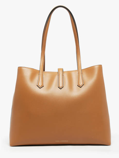 Shoulder Bag K Autograph Leather Karl lagerfeld Brown k autograph A3W30150 other view 4