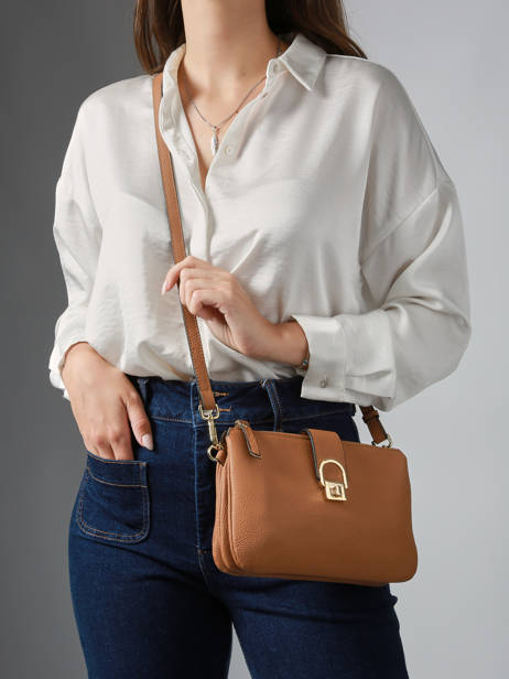 Shoulder Bag Equestre Leather Etrier Brown equestre EEQT0143 other view 1