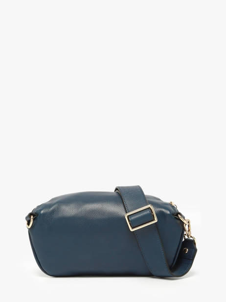 Medium Leather Tradition Belt Bag Etrier Blue tradition ETRA022M other view 4