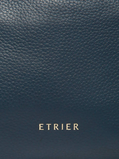 Medium Leather Tradition Belt Bag Etrier Blue tradition ETRA022M other view 5