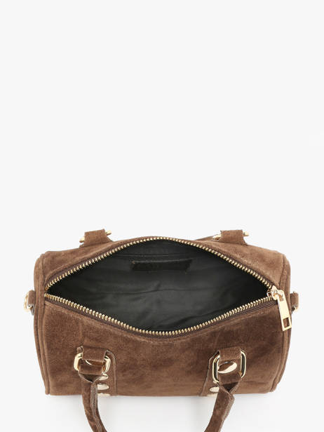 Sac à Main Velvet Cuir Milano Marron velvet VE25066 vue secondaire 2