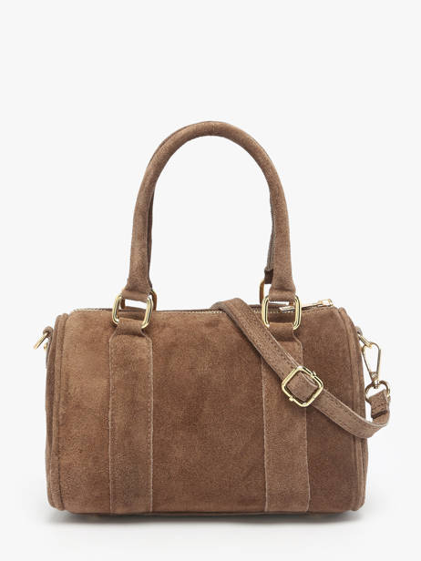 Sac à Main Velvet Cuir Milano Marron velvet VE25066 vue secondaire 3