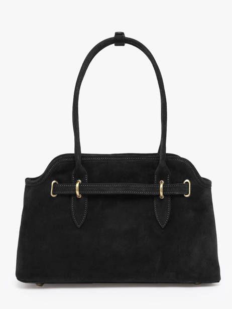 Sac Porté épaule Velvet Cuir Milano Noir velvet VE260610 vue secondaire 3