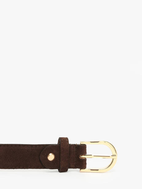 Belt Milano Brown velvet VE25067 other view 1