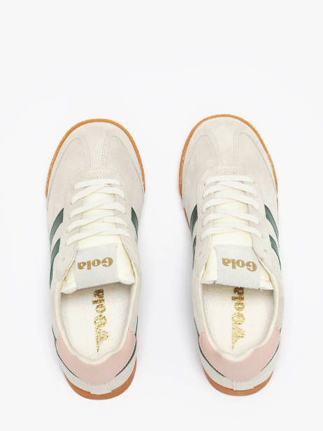 Sneakers Elan En Cuir Gola Beige accessoires CLB538 vue secondaire 4