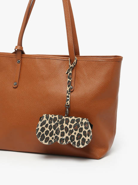 Étui Lunettes Velvet Leopardo Cuir Milano Multicolore velvet leopardo VL25069 vue secondaire 1