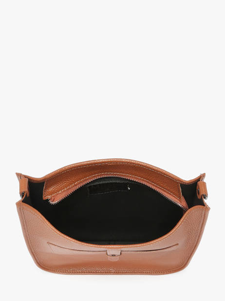 Sac Bandoulière Caviar Cuir Milano Marron caviar CA25068 vue secondaire 2
