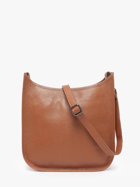 Sac Bandoulière Caviar Cuir Milano Marron caviar CA25068 vue secondaire 3