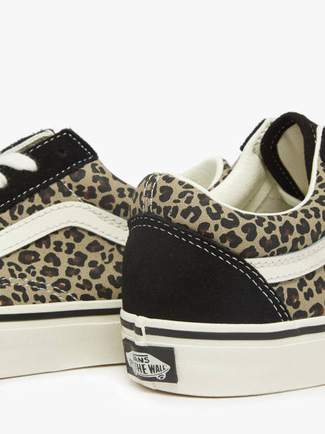 Sneakers Old Skool En Cuir Vans Noir accessoires D6WYY61 vue secondaire 2