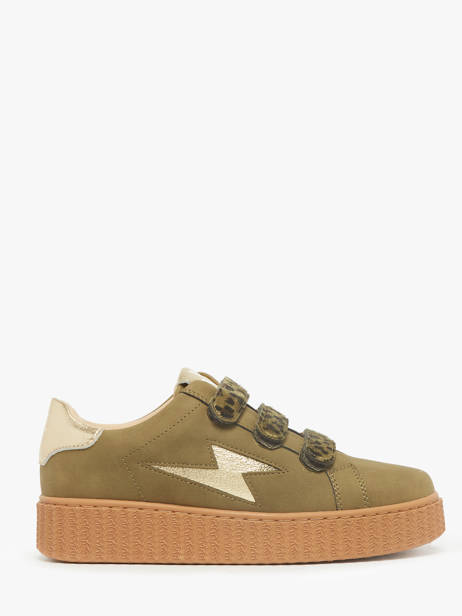 Sneakers Aby Vanessa wu Vert accessoires BK2714NR