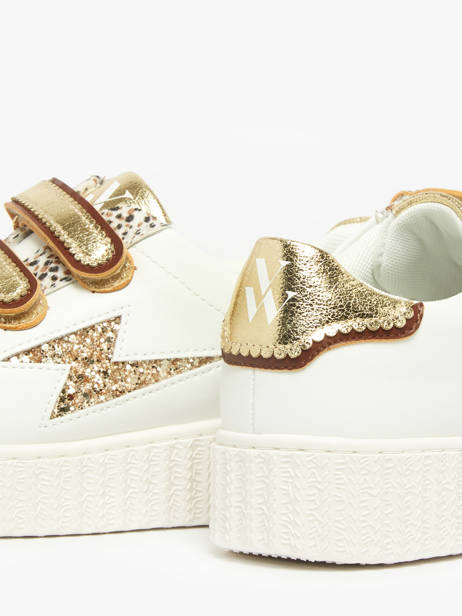 Sneakers Xenia Vanessa wu Or accessoires BK2803OR vue secondaire 2