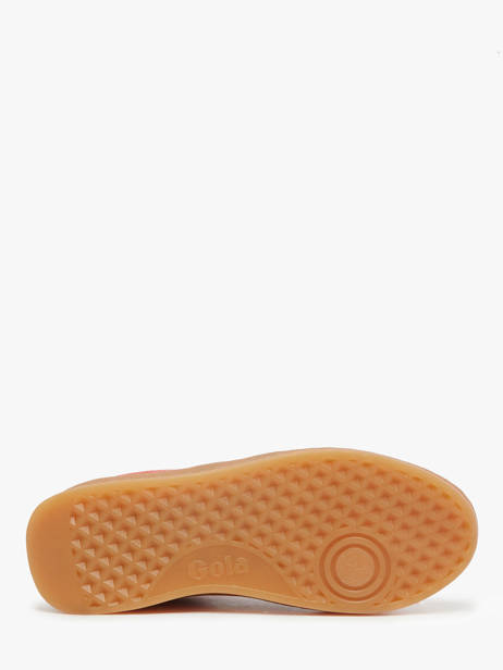 Sneakers Grandslam En Cuir Gola Rouge accessoires CLA589 vue secondaire 4