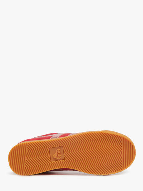 Sneakers Elan Glitz En Cuir Gola Rouge accessoires CLB790 vue secondaire 4