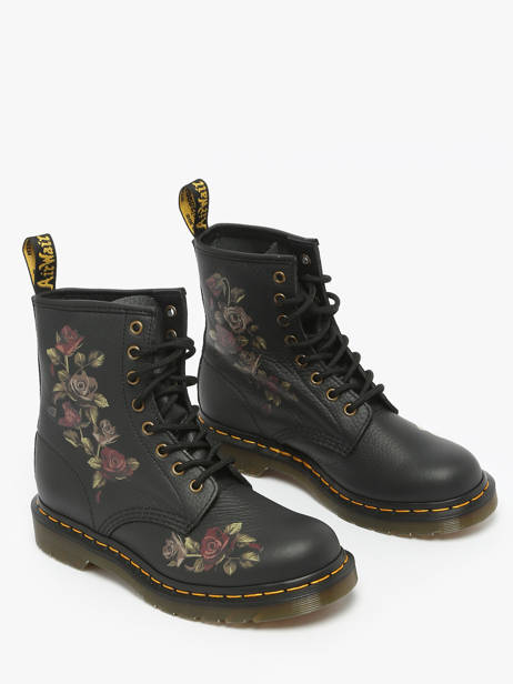 Bottines 1460 En Cuir Dr martens Noir accessoires 32070001 vue secondaire 1