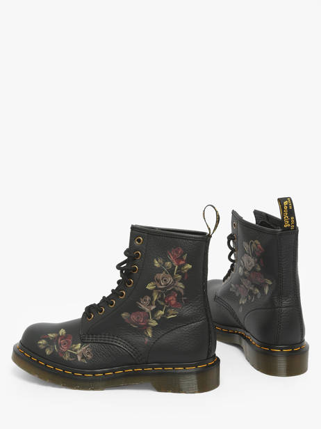 Bottines 1460 En Cuir Dr martens Noir accessoires 32070001 vue secondaire 2