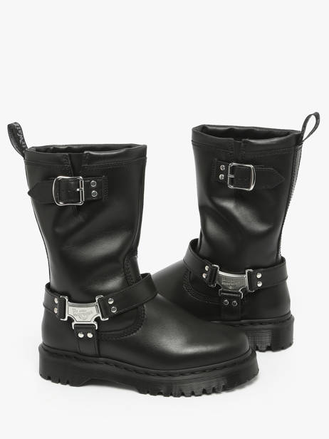 Bottes Anistone En Cuir Dr martens Noir accessoires 32199001 vue secondaire 2