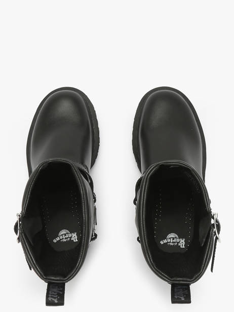Bottes Anistone En Cuir Dr martens Noir accessoires 32199001 vue secondaire 3