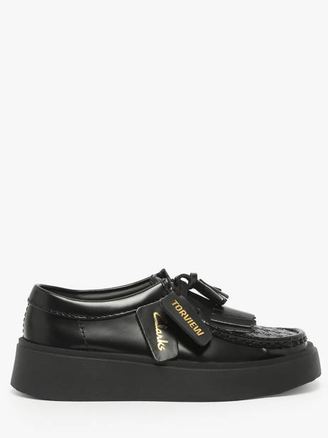 Chaussures Derbies Torview En Cuir Clarks Noir accessoires 26184943