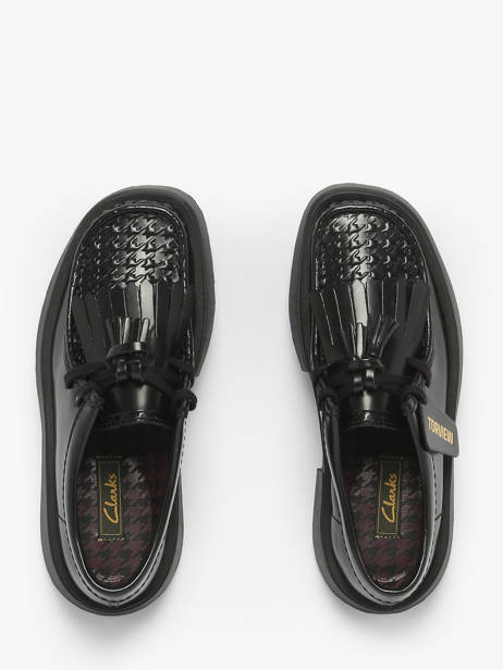 Chaussures Derbies Torview En Cuir Clarks Noir accessoires 26184943 vue secondaire 3