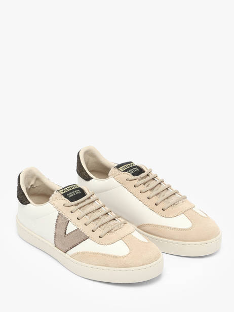 Sneakers Berlin En Cuir Victoria Beige accessoires 1126222 vue secondaire 1