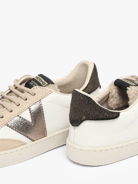 Sneakers Berlin En Cuir Victoria Beige accessoires 1126222 vue secondaire 2