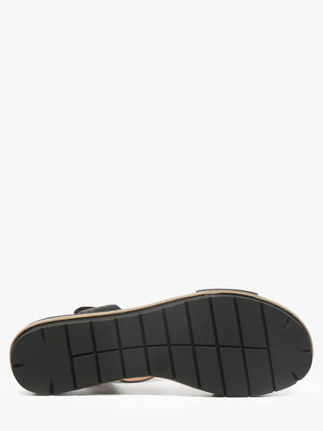 Sandales En Cuir Tamaris Noir accessoires 42 vue secondaire 4