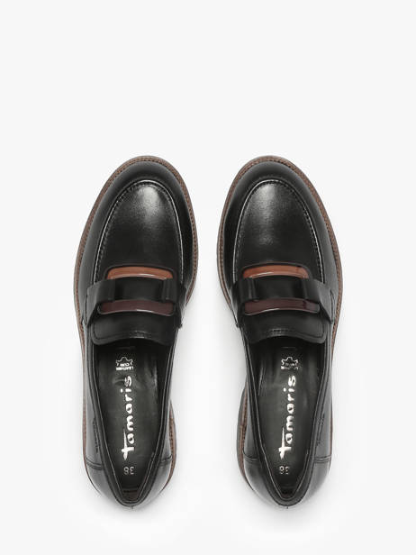 Mocassins En Cuir Tamaris Noir accessoires 43 vue secondaire 3