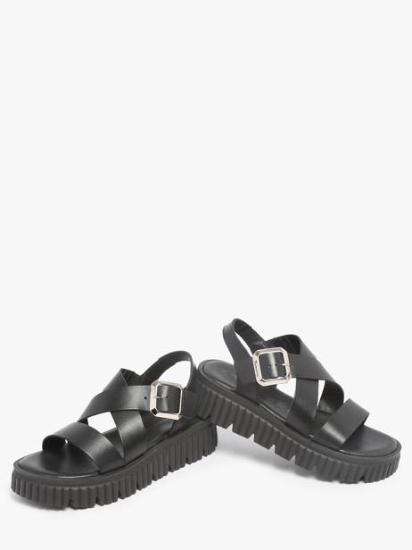 Sandales En Cuir Tamaris Noir accessoires 44 vue secondaire 2