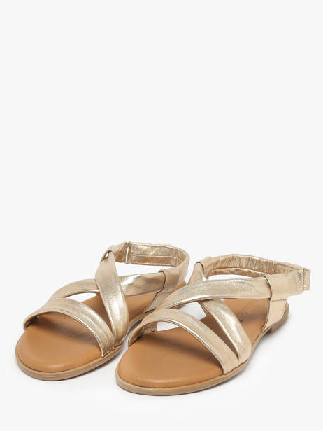 Sandales En Cuir Tamaris Or accessoires 44 vue secondaire 1