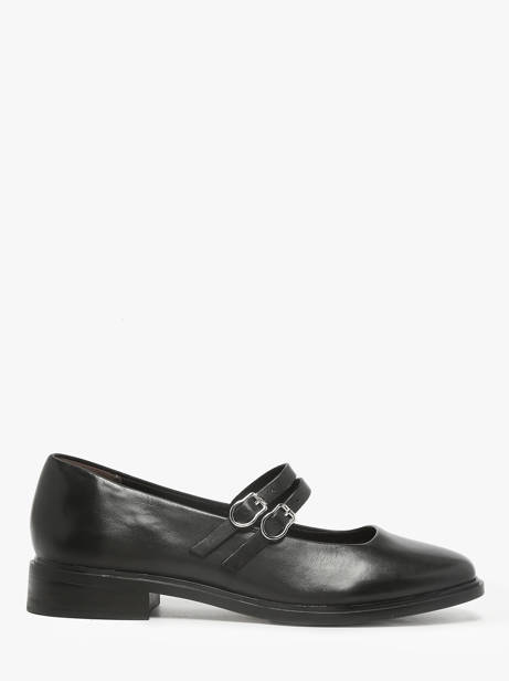 Ballerines Avec Brides En Cuir Tamaris Noir accessoires 45
