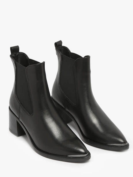 Bottines à Talon En Cuir Tamaris Noir accessoires 45 vue secondaire 2