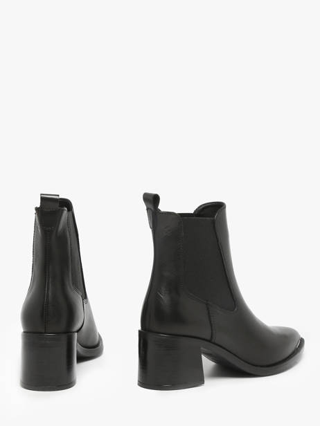 Bottines à Talon En Cuir Tamaris Noir accessoires 45 vue secondaire 3