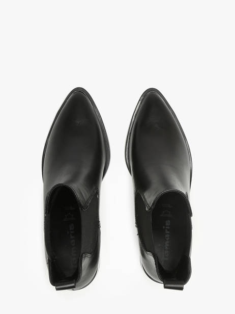 Bottines à Talon En Cuir Tamaris Noir accessoires 45 vue secondaire 4