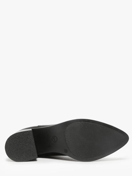 Bottines à Talon En Cuir Tamaris Noir accessoires 45 vue secondaire 5